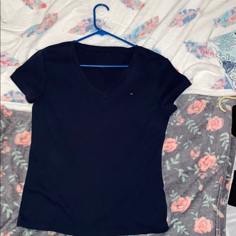 Tommy Hilfiger Navy Blue V-neck